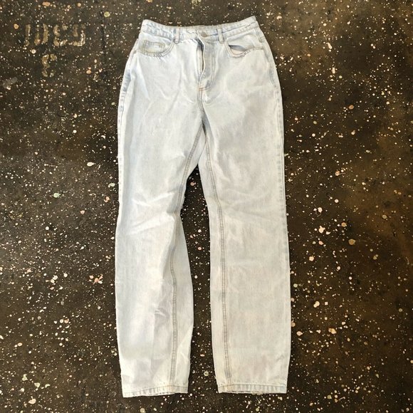 By Dyln Nakita Jeans Light Blue Denim Straight Leg S NWOT $129 - Picture 7 of 10